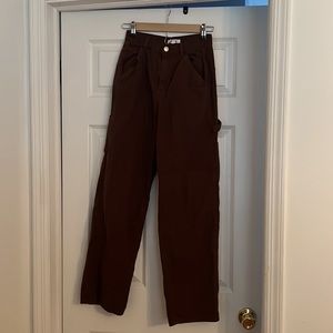 -Brown Garage Carpenter Pants